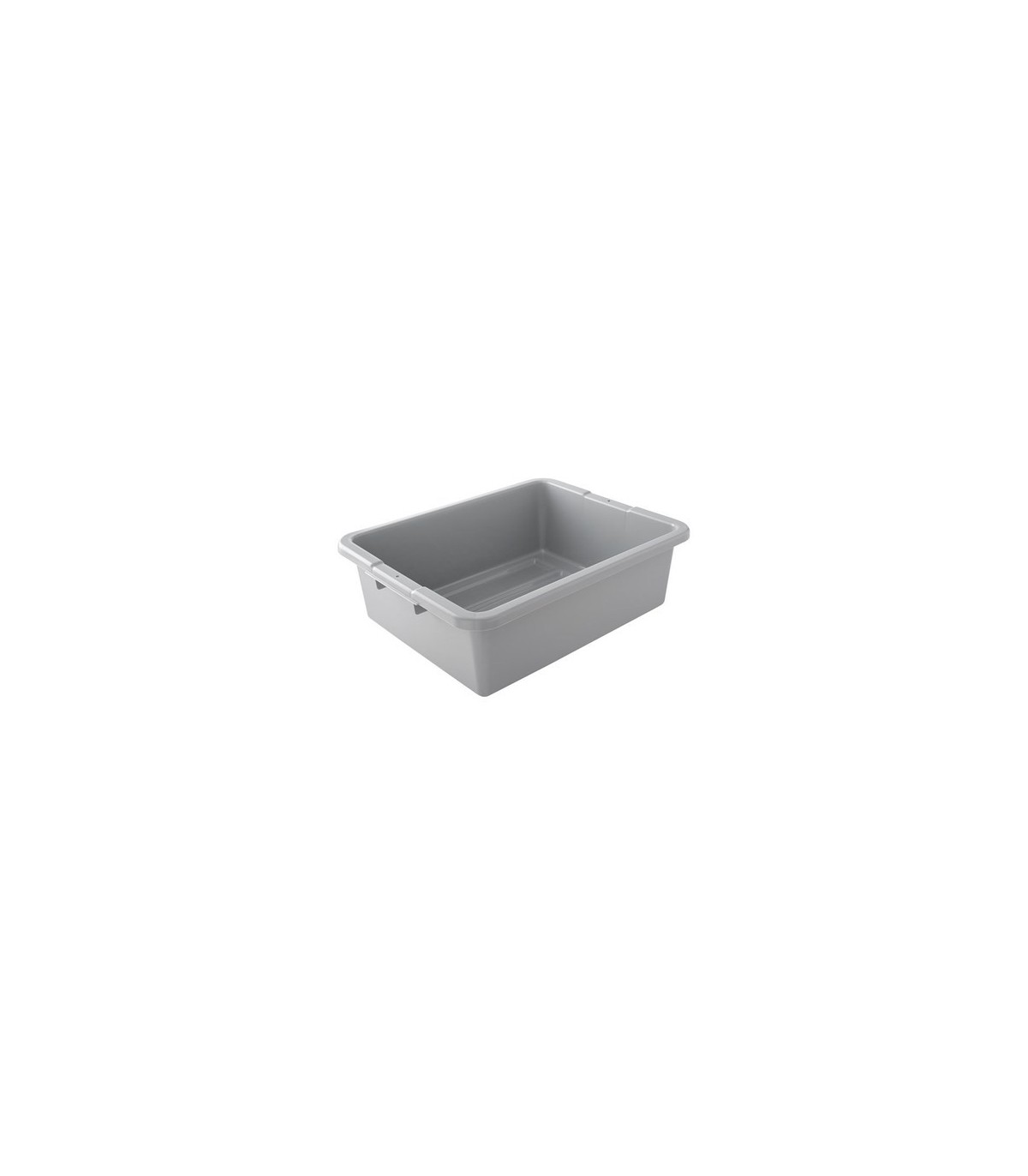 Rubbermaid FG335192GRAY Dur-x Undivided Bus/Utility Box 7 5/8G - Gray, Price Per EA - FG335192GRAY -  - [unit price]