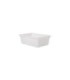 Rubbermaid FG350000WHT Dur-x Food/Tote Box - 26x18x9" - 12.5G - White, Price Per EA - FG350000WHT -  - [unit price]