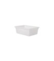 Rubbermaid FG350000WHT Dur-x Food/Tote Box - 26x18x9" - 12.5G - White, Price Per EA