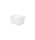 Rubbermaid FG350100WHT Dur-x Food/Tote Box 26x18x15" - 21.5G - White, Price Per EA - FG350100WHT -  - [unit price]