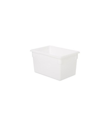 Rubbermaid FG350100WHT Dur-x Food/Tote Box 26x18x15" - 21.5G - White, Price Per EA - FG350100WHT -  - [unit price]