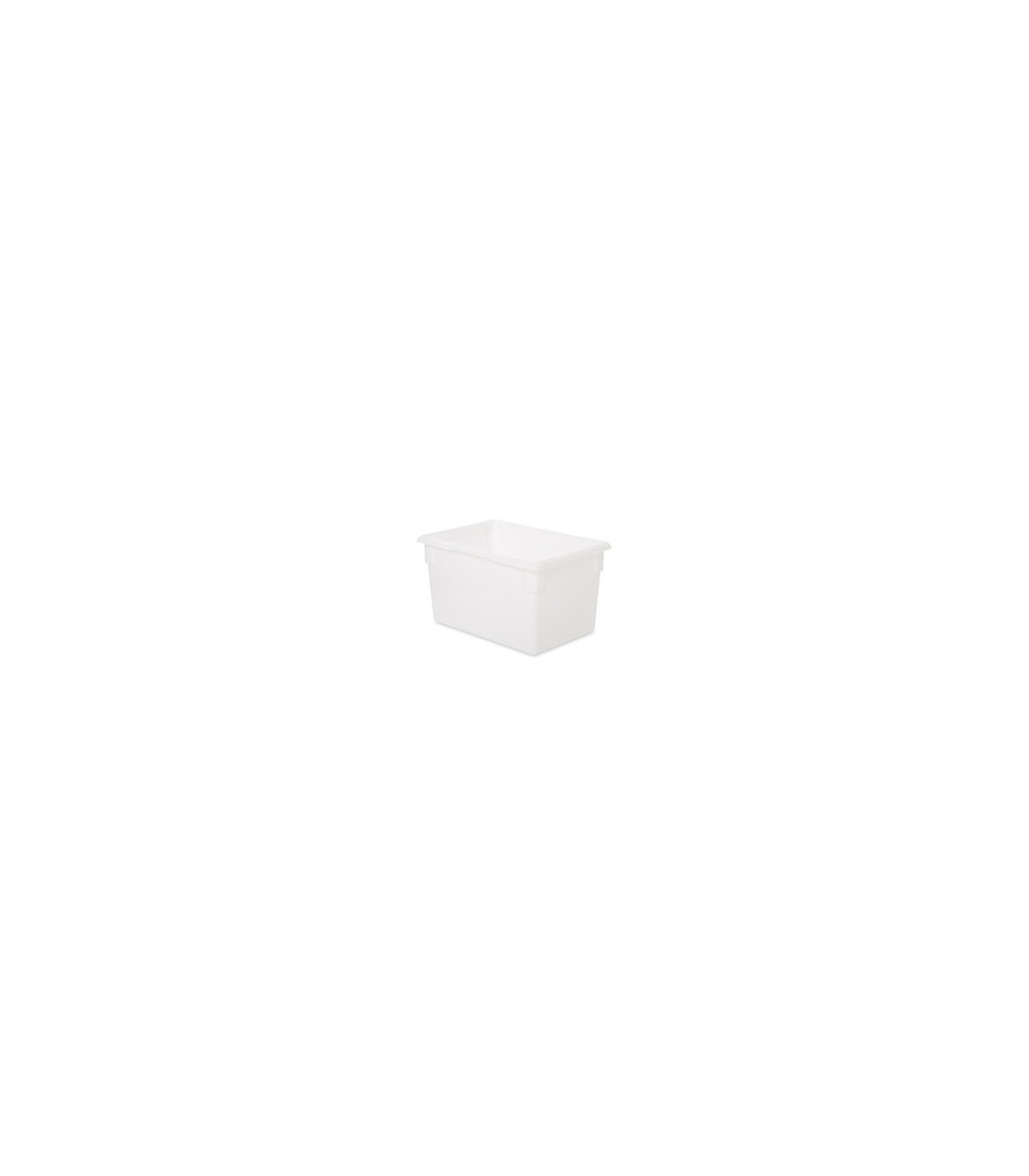 Rubbermaid FG350100WHT Dur-x Food/Tote Box 26x18x15" - 21.5G - White, Price Per EA - FG350100WHT -  - [unit price]
