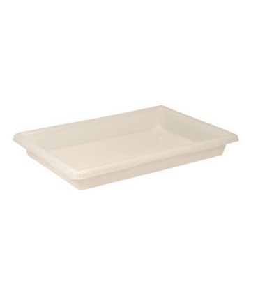 Rubbermaid FG350600WHT Dur-x Food/Tote Box 26x18x3.5" - 5G - White, Price Per EA - FG350600WHT -  - [unit price]