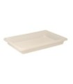 Rubbermaid FG350600WHT Dur-x Food/Tote Box 26x18x3.5" - 5G - White, Price Per EA