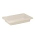 Rubbermaid FG350700WHT Dur-x Food/Tote Box 18x12x3.5" - 2G - White, Price Per EA - FG350700WHT -  - [unit price]