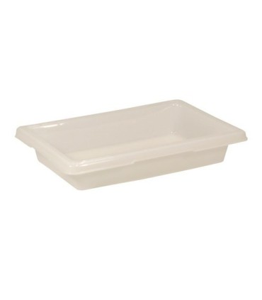 Rubbermaid FG350700WHT Dur-x Food/Tote Box 18x12x3.5" - 2G - White, Price Per EA - FG350700WHT -  - [unit price]