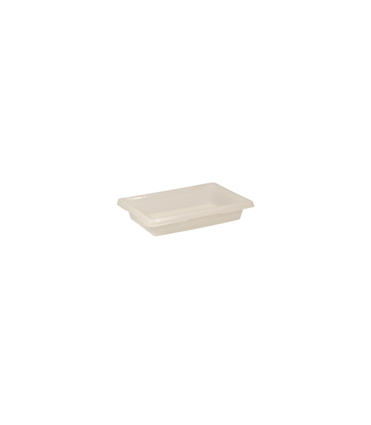Rubbermaid FG350700WHT Dur-x Food/Tote Box 18x12x3.5" - 2G - White, Price Per EA - FG350700WHT -  - [unit price]
