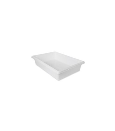 Rubbermaid FG350800WHT Dur-x Food/Tote Box 26x18x6" - 8.5G - White, Price Per EA - FG350800WHT -  - [unit price]