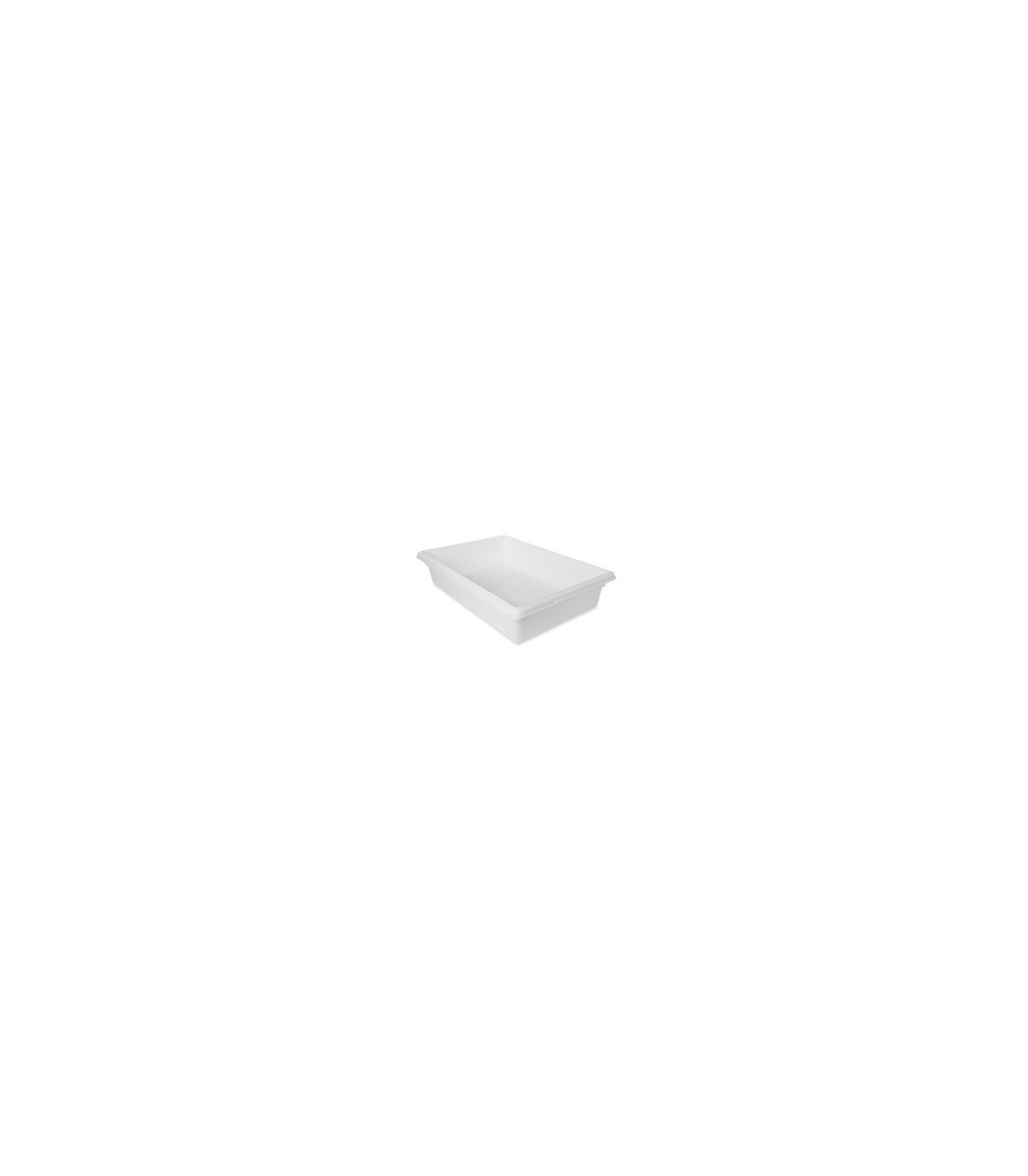 Rubbermaid FG350800WHT Dur-x Food/Tote Box 26x18x6" - 8.5G - White, Price Per EA - FG350800WHT -  - [unit price]