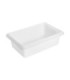 Rubbermaid FG350900WHT Dur-x Food/Tote Box - 18x12x6" - 3.5G - White, Price Per EA - FG350900WHT -  - [unit price]