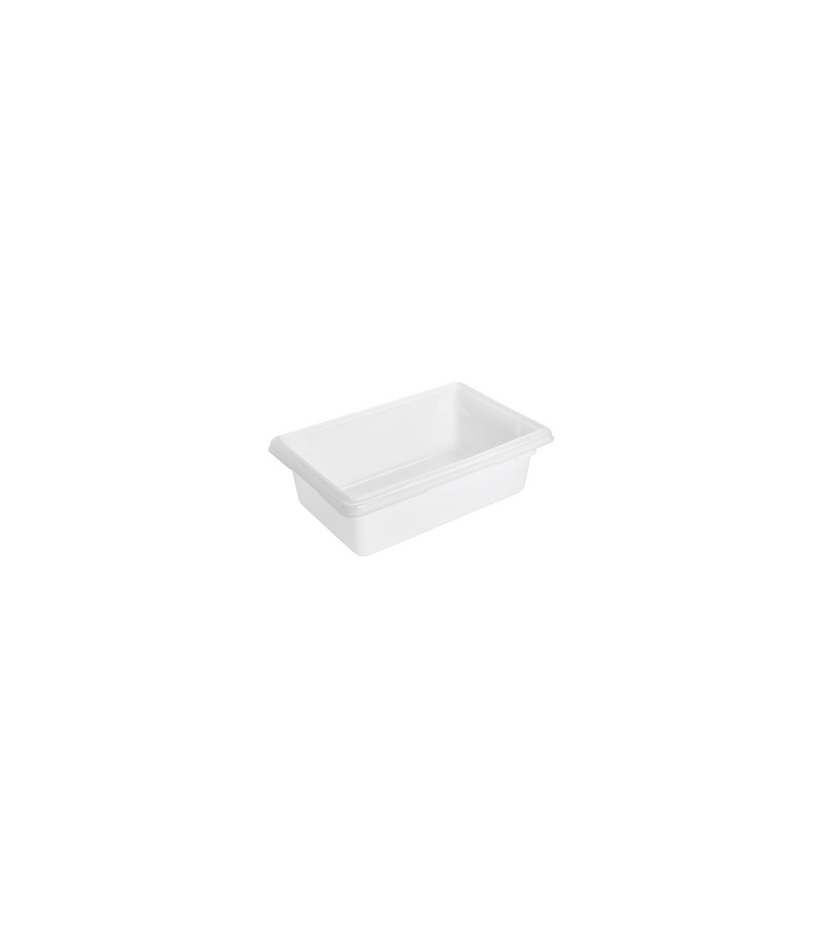 Rubbermaid FG350900WHT Dur-x Food/Tote Box - 18x12x6" - 3.5G - White, Price Per EA - FG350900WHT -  - [unit price]