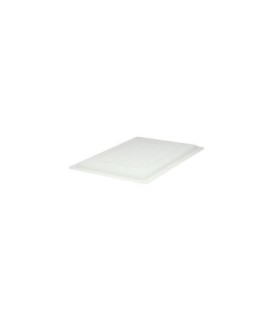 Rubbermaid FG351000WHT Dur-x Lid for Food/Tote Box 18 x12" - White, Price Per EA - FG351000WHT -  - [unit price]