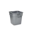 Rubbermaid FG352600GRAY Brute Square Container 28G - Gray, Price Per EA