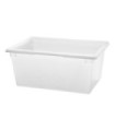 Rubbermaid FG352800WHT Dur-x Food/Tote Box 26x18x12' - 16 5/8G - White, Price Per EA