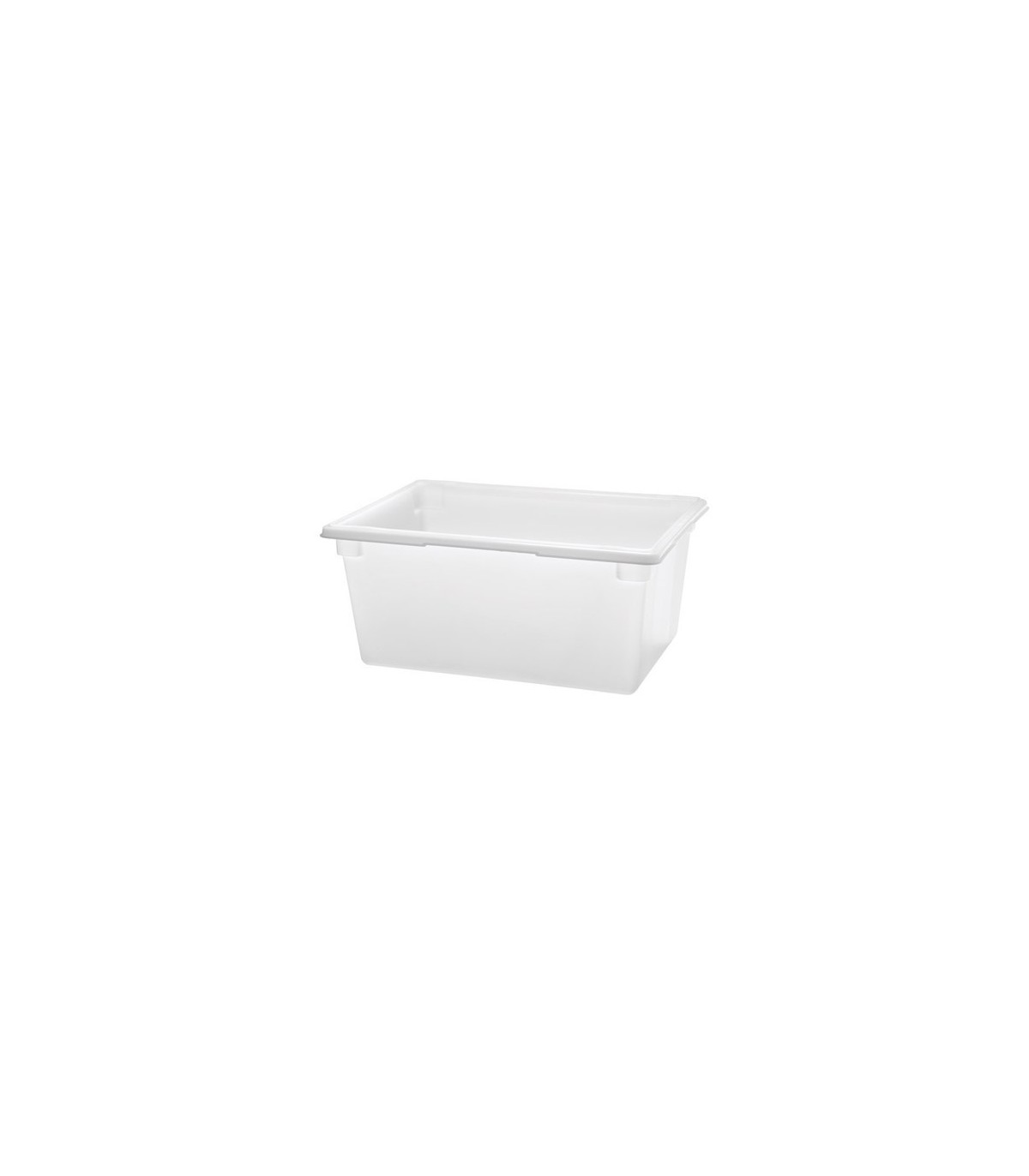 Rubbermaid FG352800WHT Dur-x Food/Tote Box 26x18x12' - 16 5/8G - White, Price Per EA - FG352800WHT -  - [unit price]