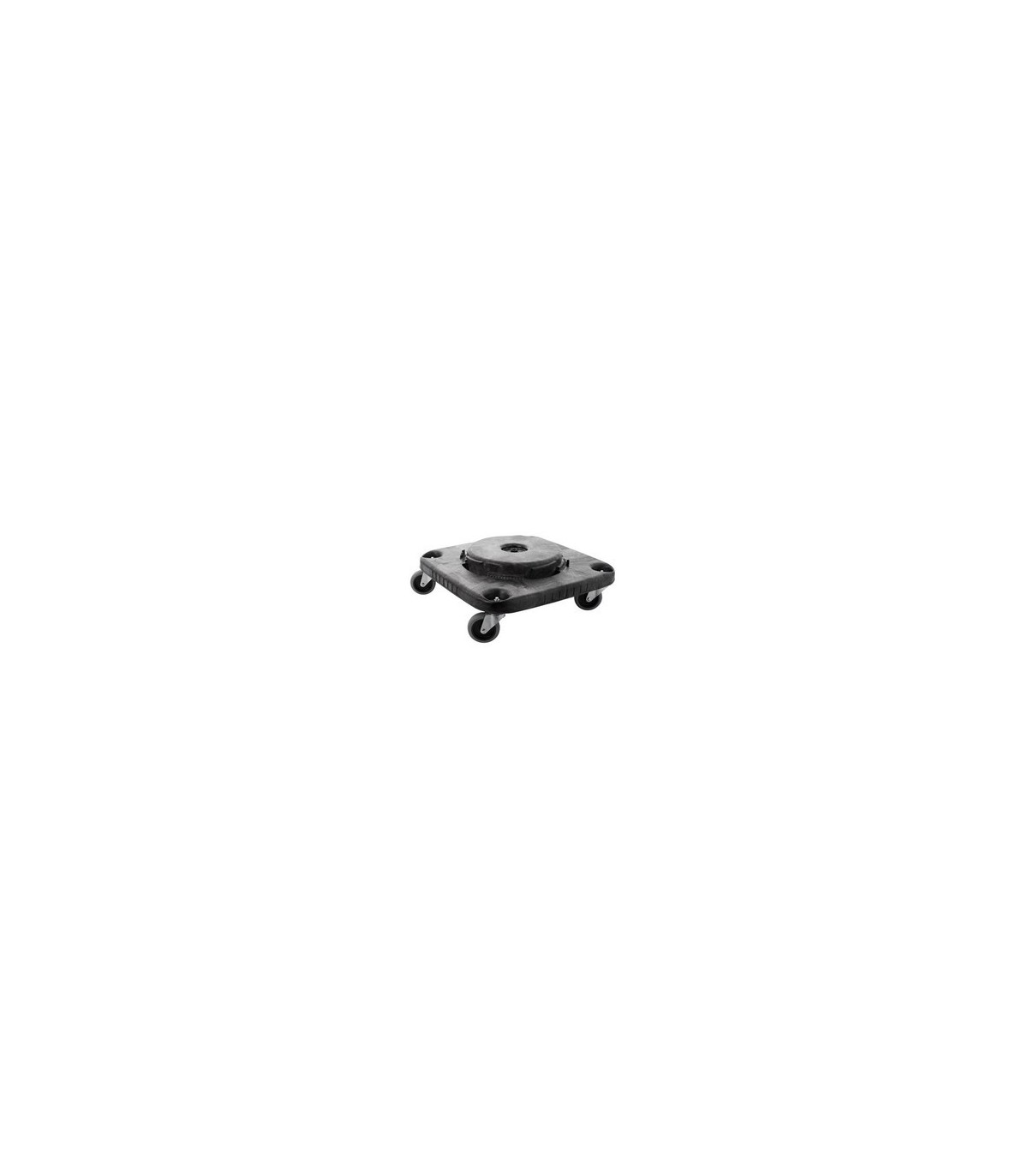 Rubbermaid FG353000BLA Dolly - Square Fits 28/40G Square Container - Black, Price Per EA - FG353000BLA -  - [unit price]