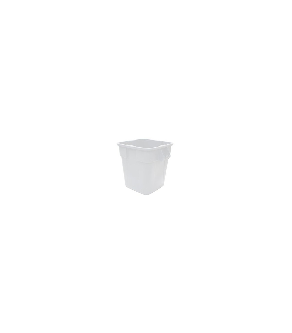 Rubbermaid FG353600WHT Final Sale: Brute Square Container 40G - White, Price Per EA - FG353600WHT -  - [unit price]