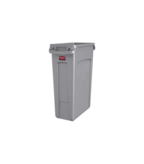 Rubbermaid FG354060GRAY Slim Jim w/Venting Container 23G - Gray, Price Per EA - FG354060GRAY -  - [unit price]