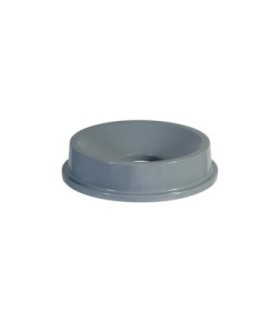 Rubbermaid FG354300GRAY Untouchable - Funnel Top Round Fits 2632 - Gray, Price Per EA - FG354300GRAY -  - [unit price]
