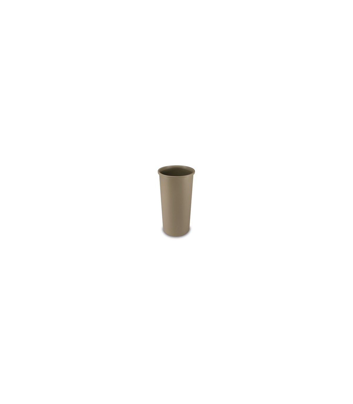 Rubbermaid FG354600BEIG Final Sale: Round Waste Container 22G - Beige, Price Per EA - FG354600BEIG -  - [unit price]