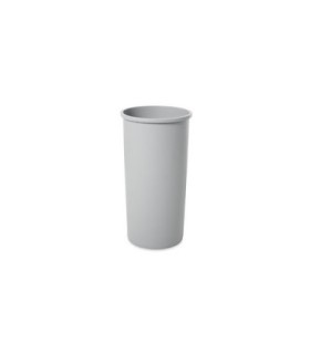Rubbermaid FG354600GRAY Round Waste Container 22G - Gray, Price Per EA - FG354600GRAY -  - [unit price]