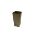 Rubbermaid FG356300BEIG Rigid Liner - Square 19G [14.2sq"x28"] - Beige, Price Per EA - FG356300BEIG -  - [unit price]