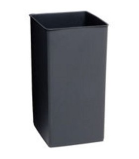 Rubbermaid FG356400GRAY Rigid Liner - Square 50G [18.6sq"x34"] - Gray, Price Per EA - FG356400GRAY -  - [unit price]