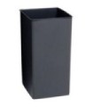 Rubbermaid FG356400GRAY Rigid Liner - Square 50G [18.6sq"x34"] - Gray, Price Per EA