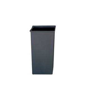 Rubbermaid FG356600GRAY Rigid Liner - Square 24.6G [16.2sq"x28.5"] - Gray, Price Per EA - FG356600GRAY -  - [unit price]