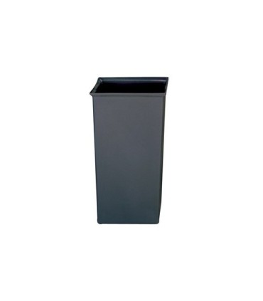 Rubbermaid FG356600GRAY Rigid Liner - Square 24.6G [16.2sq"x28.5"] - Gray, Price Per EA - FG356600GRAY -  - [unit price]