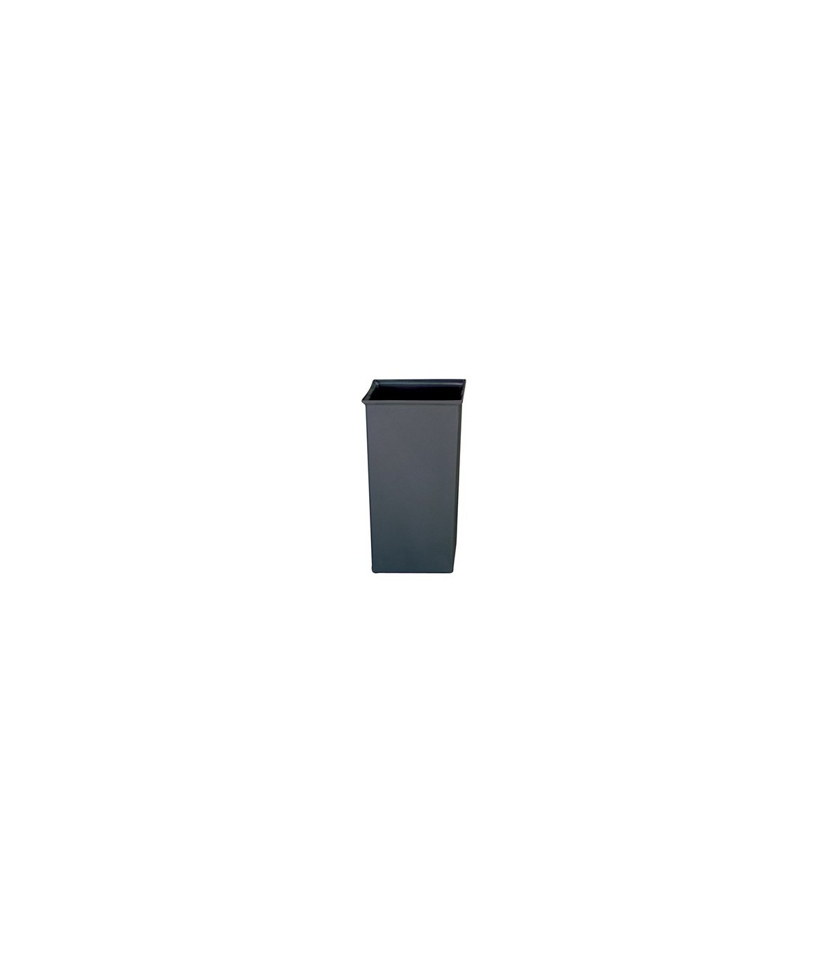 Rubbermaid FG356600GRAY Rigid Liner - Square 24.6G [16.2sq"x28.5"] - Gray, Price Per EA - FG356600GRAY -  - [unit price]