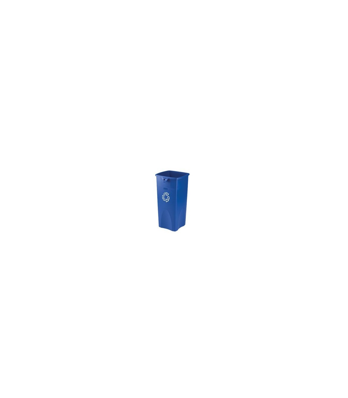 Rubbermaid FG356973BLUE Untouchable Square Recycling Container 23G - Blue, Price Per EA - FG356973BLUE -  - [unit price]