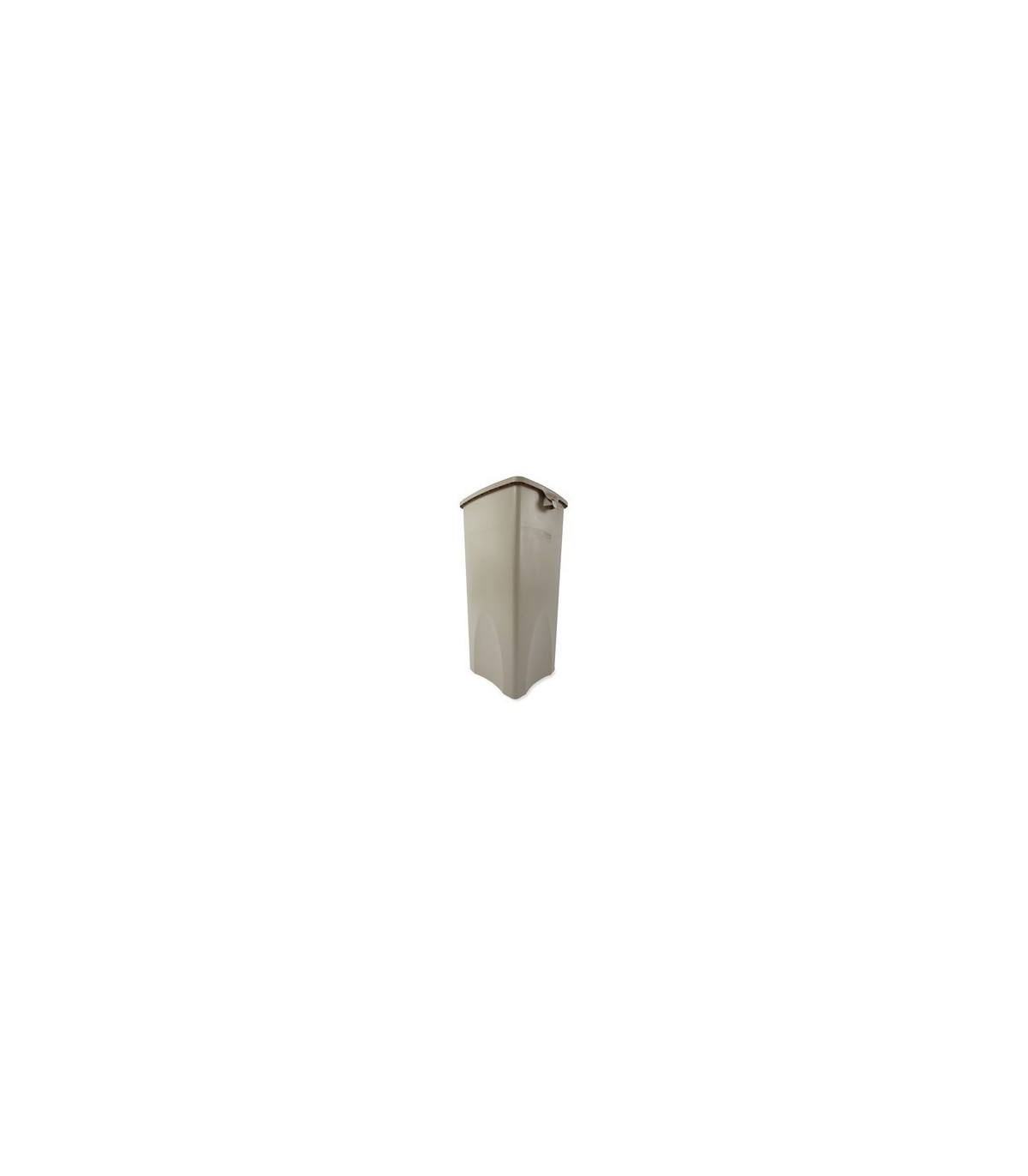 Rubbermaid FG356988BEIG Untouchable Square Waste Container 23G - Beige, Price Per EA - FG356988BEIG -  - [unit price]