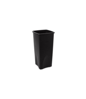 Rubbermaid FG356988BLA Untouchable Square Waste Container 23G - Black, Price Per EA - FG356988BLA -  - [unit price]