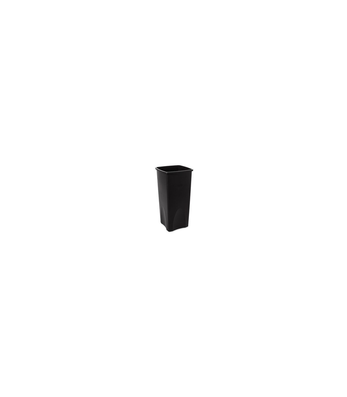 Rubbermaid FG356988BLA Untouchable Square Waste Container 23G - Black, Price Per EA - FG356988BLA -  - [unit price]