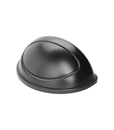 Rubbermaid FG362000BLA Untouchable - Half Round Lid fits 3520 - Black, Price Per EA - FG362000BLA -  - [unit price]