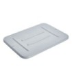 Rubbermaid FG364800GRAY Bus/Utility Box - Lid Only Fits 3348/3349 - Gray, Price Per EA