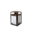 Rubbermaid FG397000SBLE Landmark - Dome Top Frame/Liner Only 35G - Brown, Price Per EA