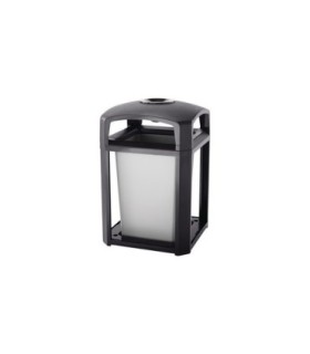 Rubbermaid FG397001SBLE SOP: Landmark - Dome Top Frame w/Ashtray/Liner 35G - Brown, Price Per EA - FG397001SBLE -  - [unit price