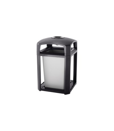Rubbermaid FG397001SBLE SOP: Landmark - Dome Top Frame w/Ashtray/Liner 35G - Brown, Price Per EA - FG397001SBLE -  - [unit price