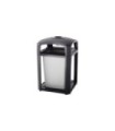 Rubbermaid FG397001SBLE SOP: Landmark - Dome Top Frame w/Ashtray/Liner 35G - Brown, Price Per EA