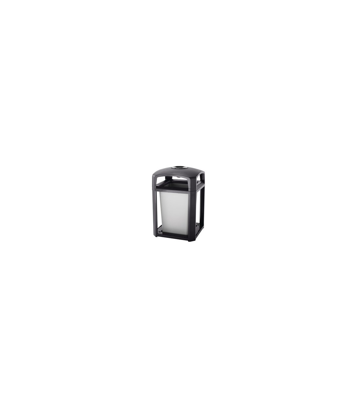 Rubbermaid FG397001SBLE SOP: Landmark - Dome Top Frame w/Ashtray/Liner 35G - Brown, Price Per EA - FG397001SBLE -  - [unit price