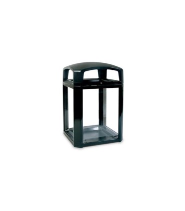 Rubbermaid FG397500BLA Landmark - Dome Top Frame/Liner Only 45G - Black, Price Per EA - FG397500BLA -  - [unit price]