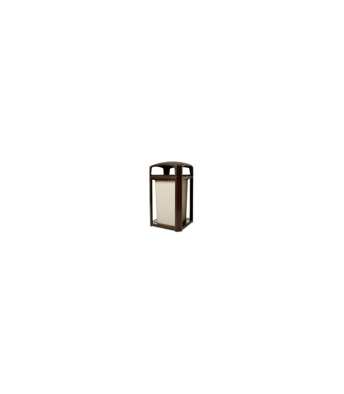 Rubbermaid FG397500SBLE SOP: Landmark - Dome Top Frame/Liner Only 45G - Brown, Price Per EA - FG397500SBLE -  - [unit price]
