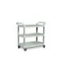 Rubbermaid FG409100OWHT Cart - Utility 3 Shelf - Open Sided -300lb-Offwhite, Price Per EA - FG409100OWHT -  - [unit price]
