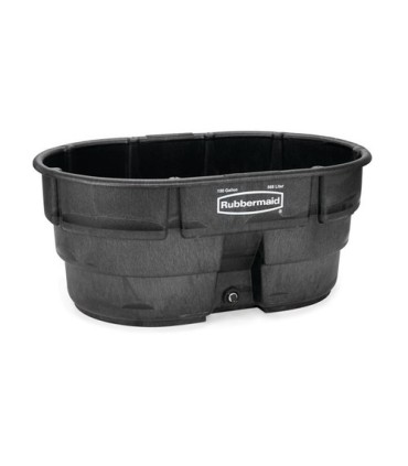 Rubbermaid FG424500BLA SOP: Stock Tank - Structural Foam 150G - Black, Price Per EA - FG424500BLA -  - [unit price]