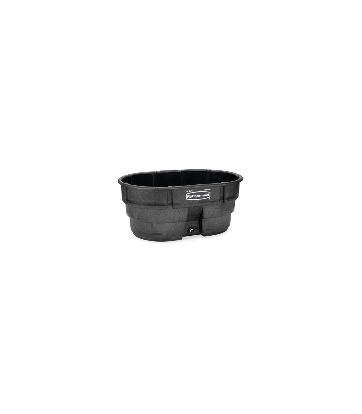 Rubbermaid FG424500BLA SOP: Stock Tank - Structural Foam 150G - Black, Price Per EA - FG424500BLA -  - [unit price]