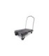 Rubbermaid FG440100BLA Triple Trolley - S-Duty w/5"Caster 500lbs - Black, Price Per EA - FG440100BLA -  - [unit price]