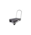 Rubbermaid FG440100BLA Triple Trolley - S-Duty w/5"Caster 500lbs - Black, Price Per EA