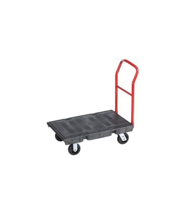 Rubbermaid FG440300BLA Platform Truck - HD 24x36"w/6"TPR Caster 1000lb-Black, Price Per EA - FG440300BLA -  - [unit price]
